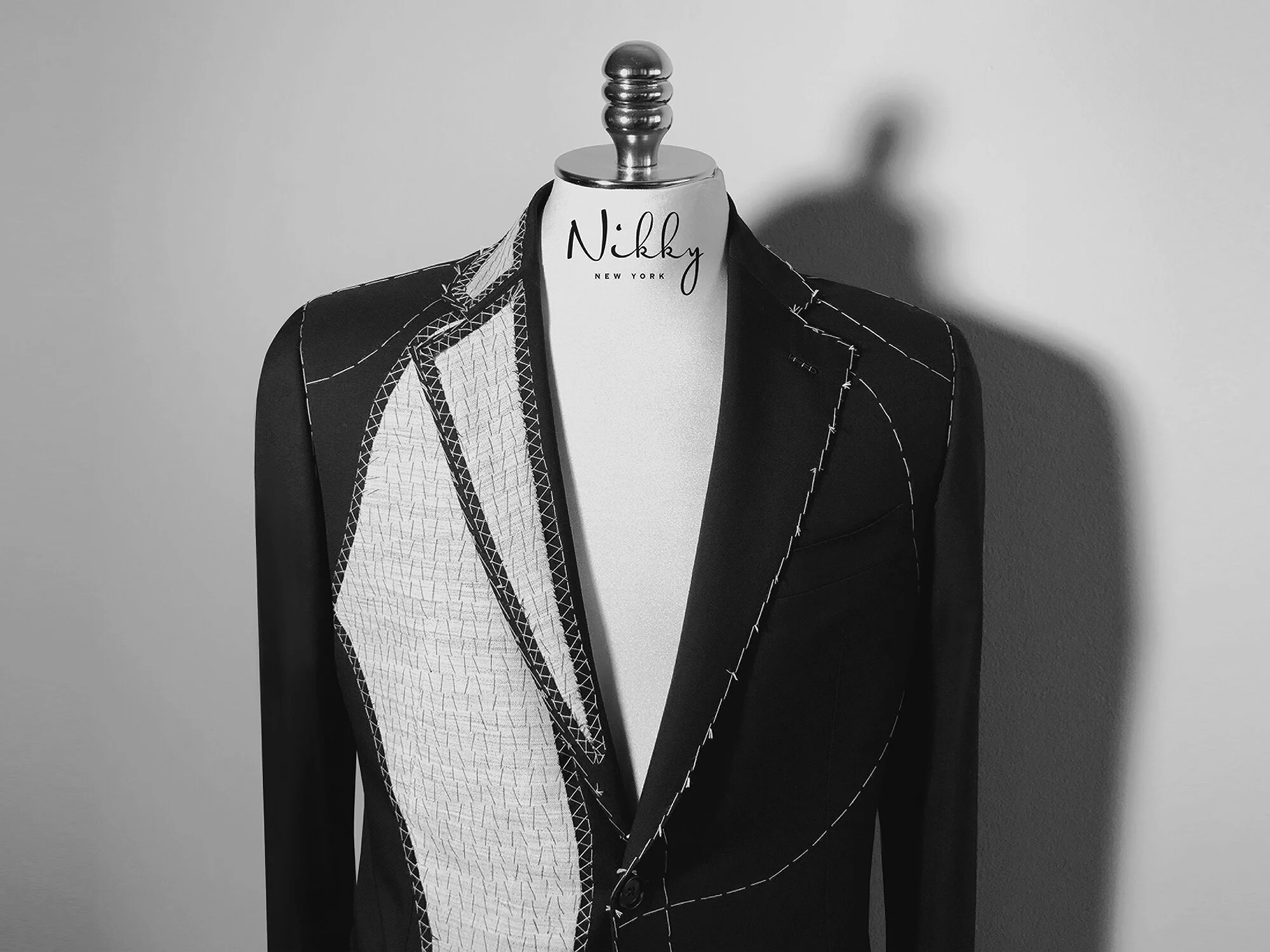 ジャケット NICK&NICOLE TAILORED STRIPE SINGLE JACKET 5BJH1190 Nikky New York